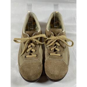 Vintage Adolfo Sport Mens Hiking Suede Leather Shoes Size 8 Made in Italy